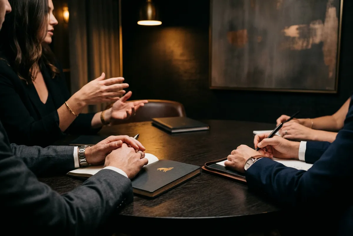 Closed-Door Mastermind meeting with high producers