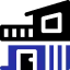 Residential roofing icon