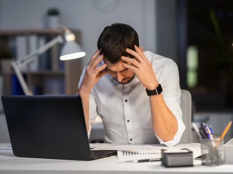 Frustrated manager