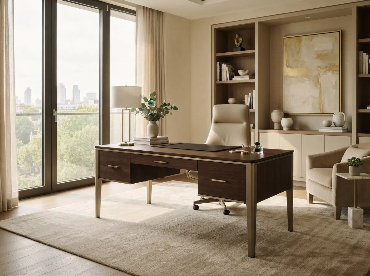 Elegant executive workspace interior