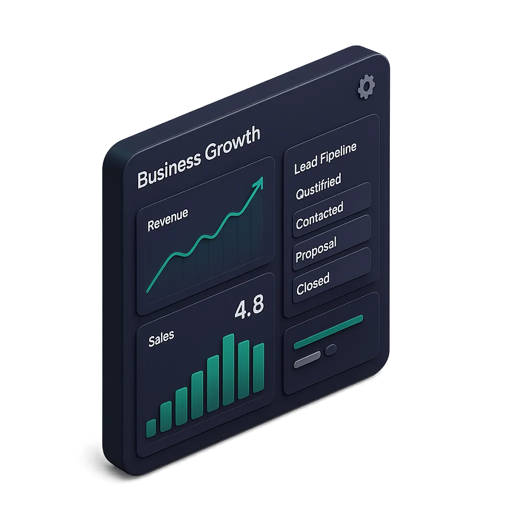 Growth System UI Mockup