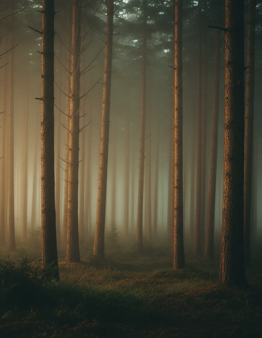 Evocative single photo of natural morning fog representing internal feeling of overwhelm