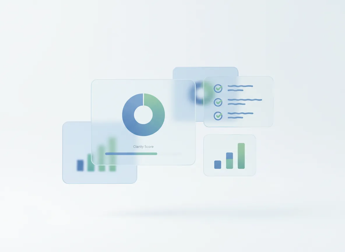 Sample personalized clarity quiz result dashboard