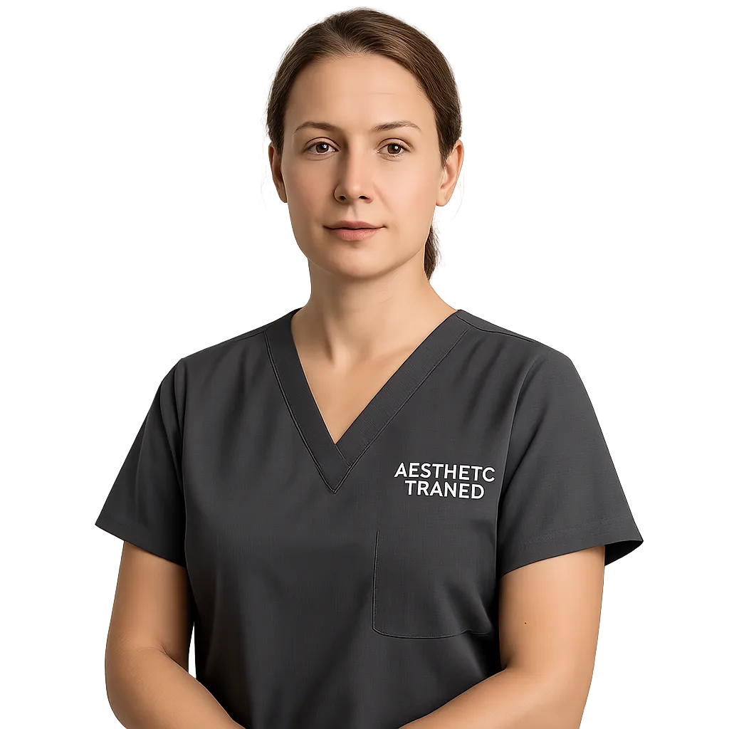 Female aesthetic trainer portrait