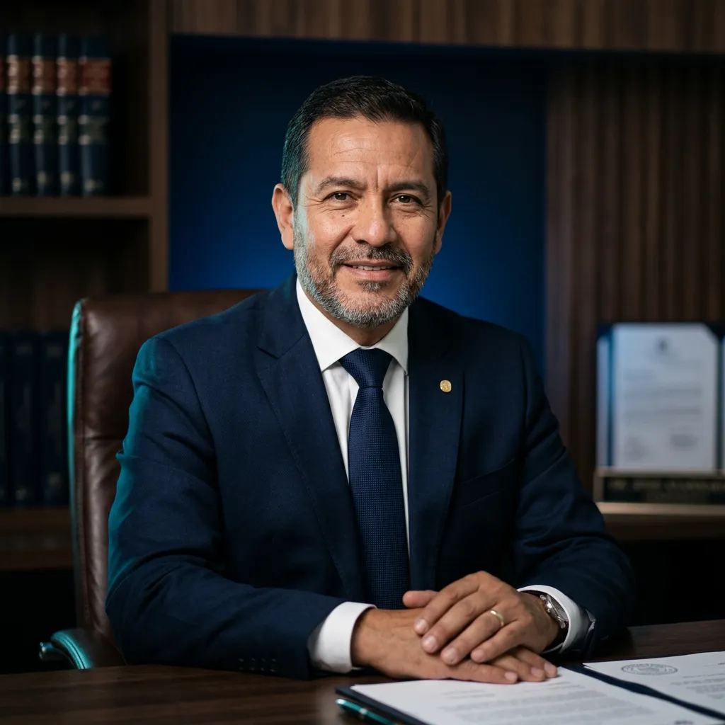 Retrato profesional Lic. Fernando Villaseñor - Notario Público