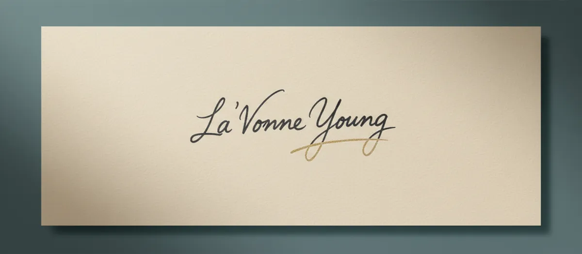La'Vonne Young Signature