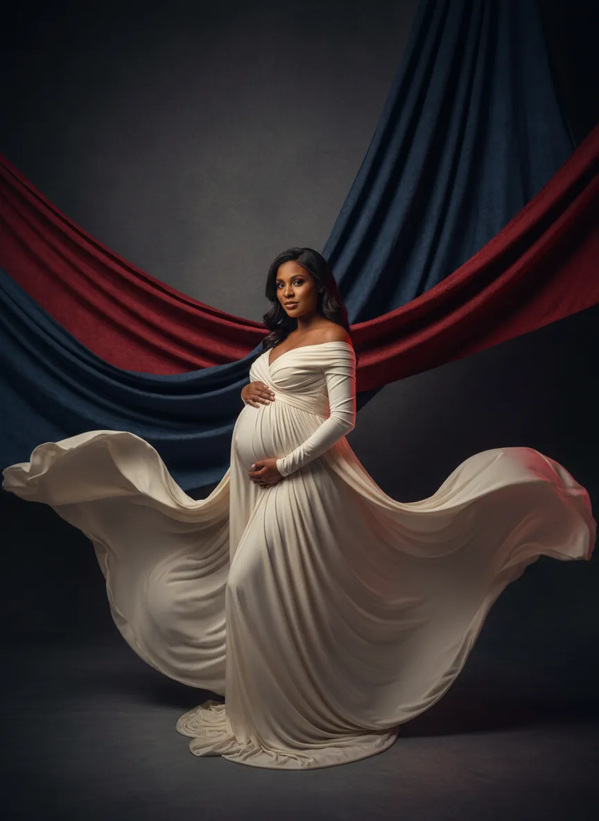 Luxury Bump To Baby Portrait