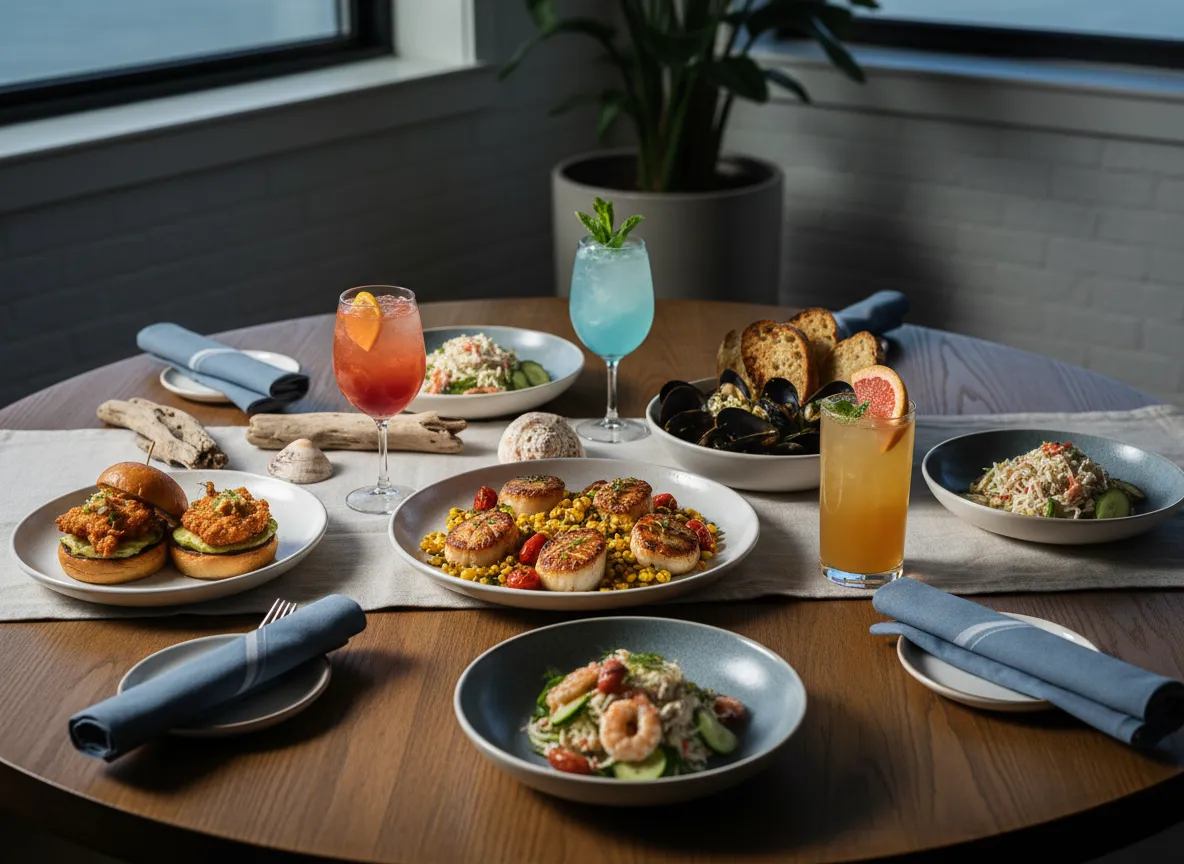 Coastal food and cocktails at Chic's Laundry restaurant