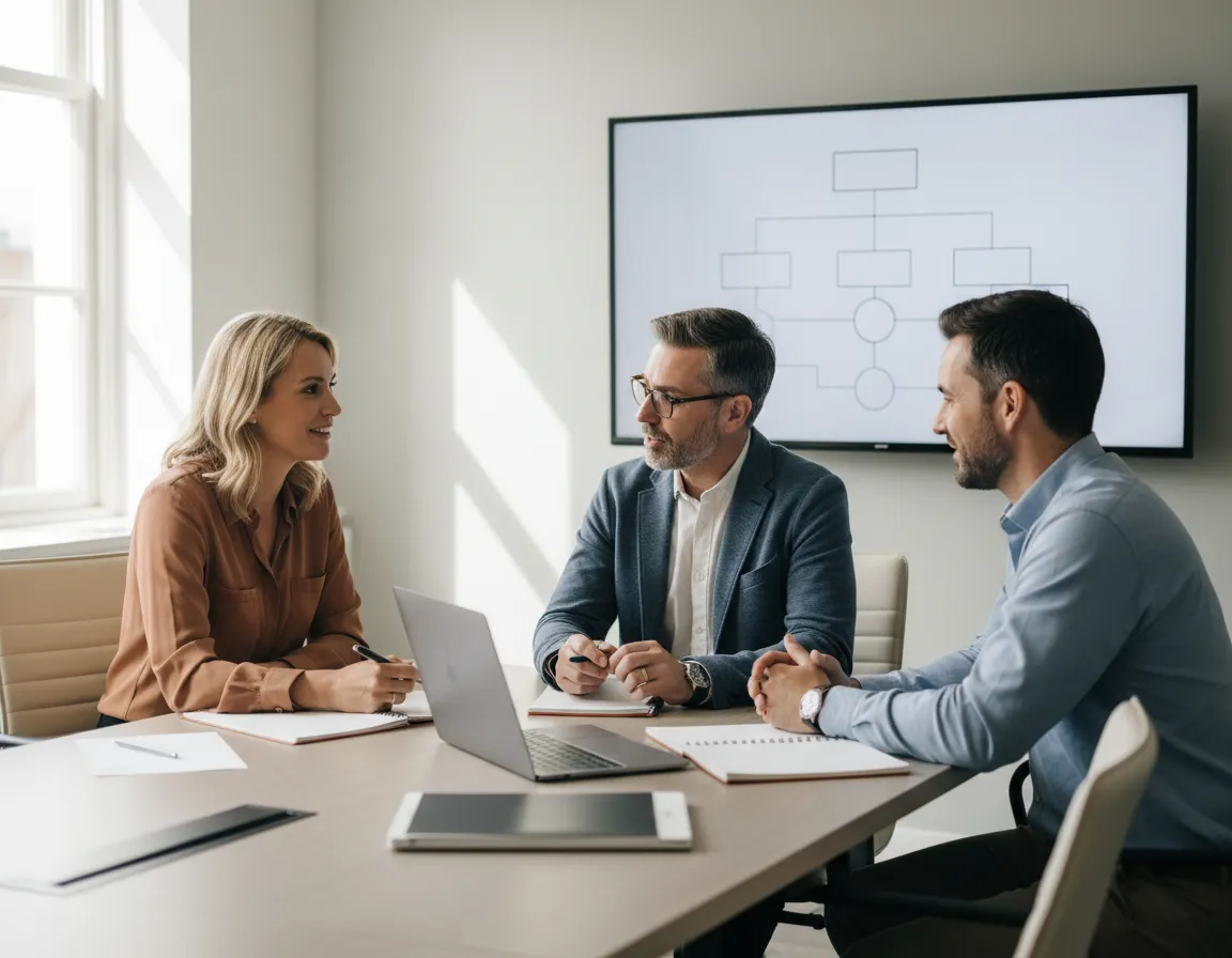 Team van eBoek - AI voor het MKB dat marketingstrategie bespreekt