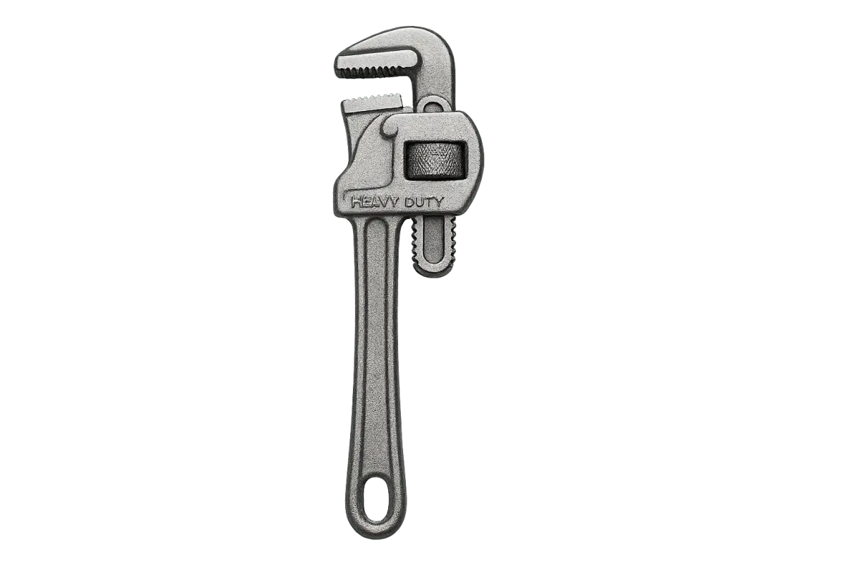 Heavy-duty adjustable plumber wrench hero accent