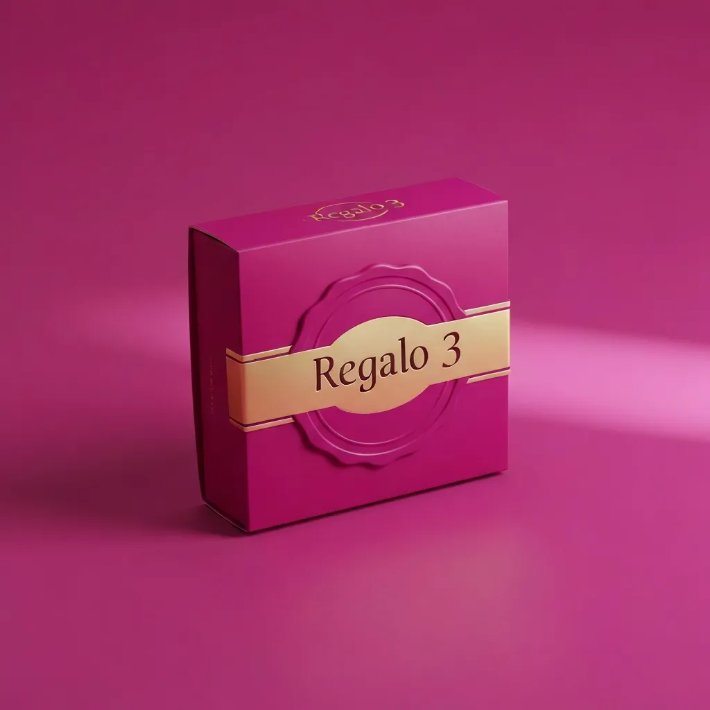 Mockup fucsia y dorado — Regalo 3: Garantía de Resultado Acompañado