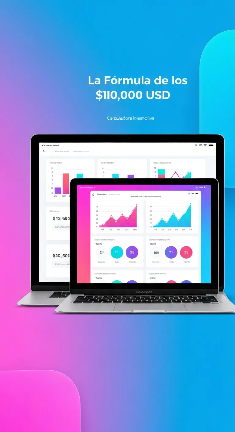 Mockup digital vibrante 9:16 — Bono 1: La Fórmula de los $100,000 USD