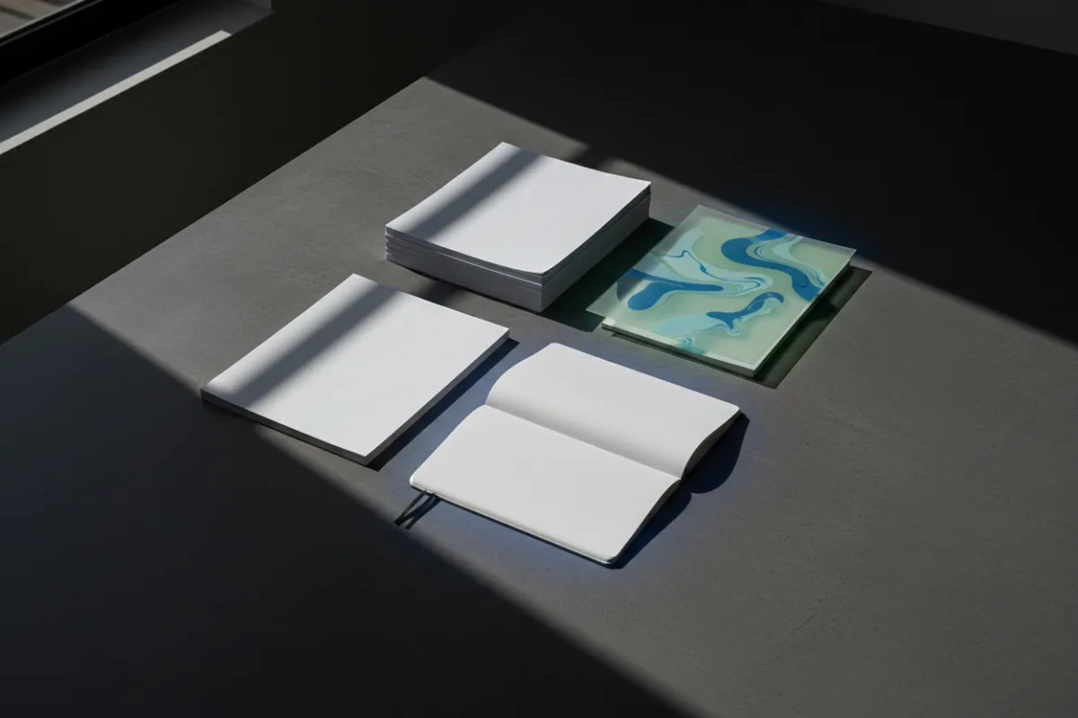 Abstract editorial photography representing workplace compliance and science