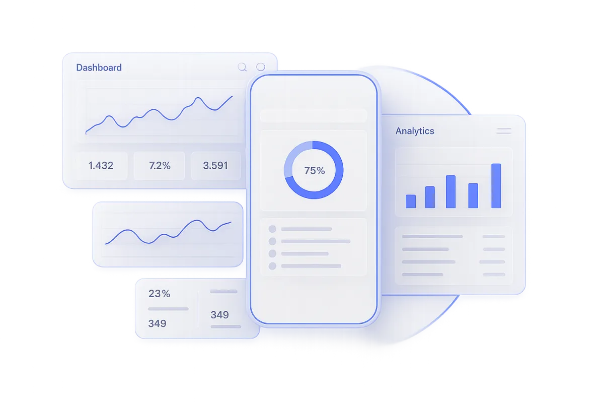 Detailed composite view of The Realtor Growth Engine dashboards and templates.