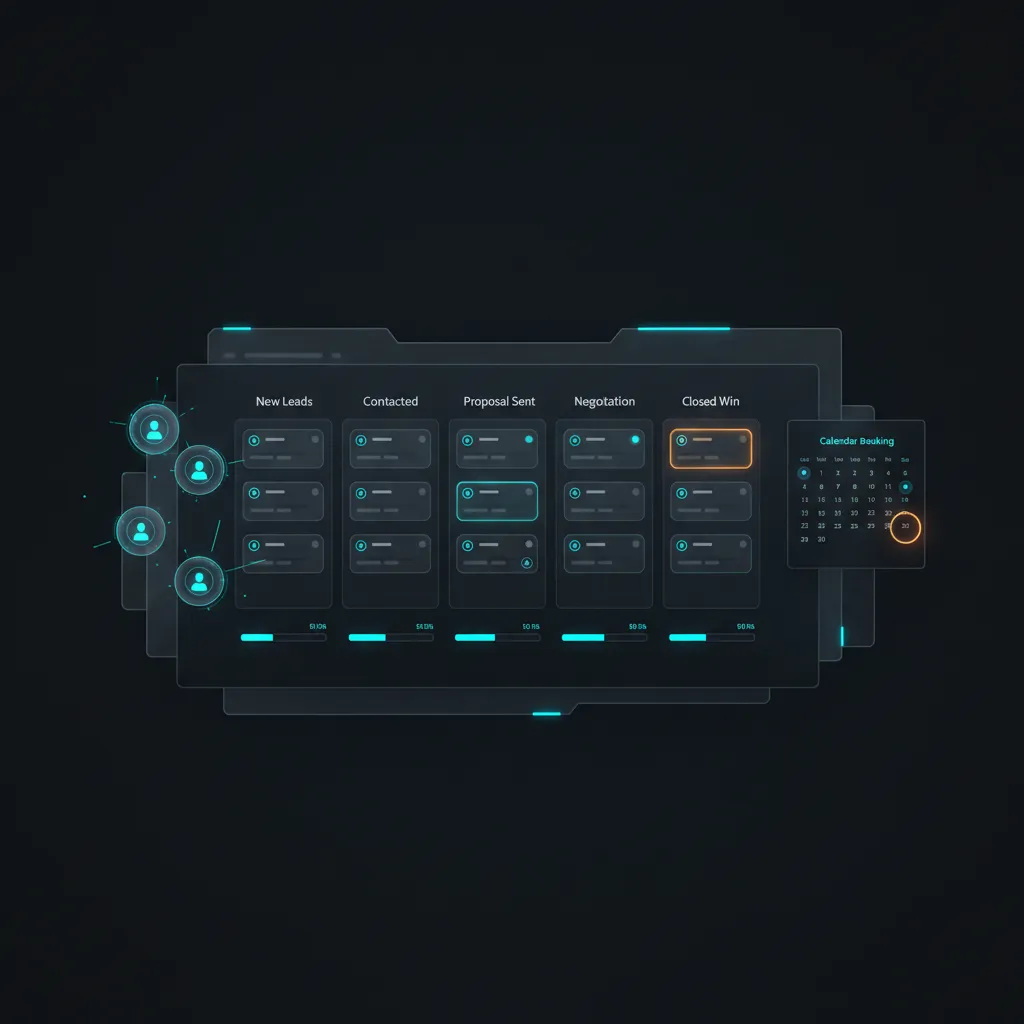Automated AI growth system composite dashboard