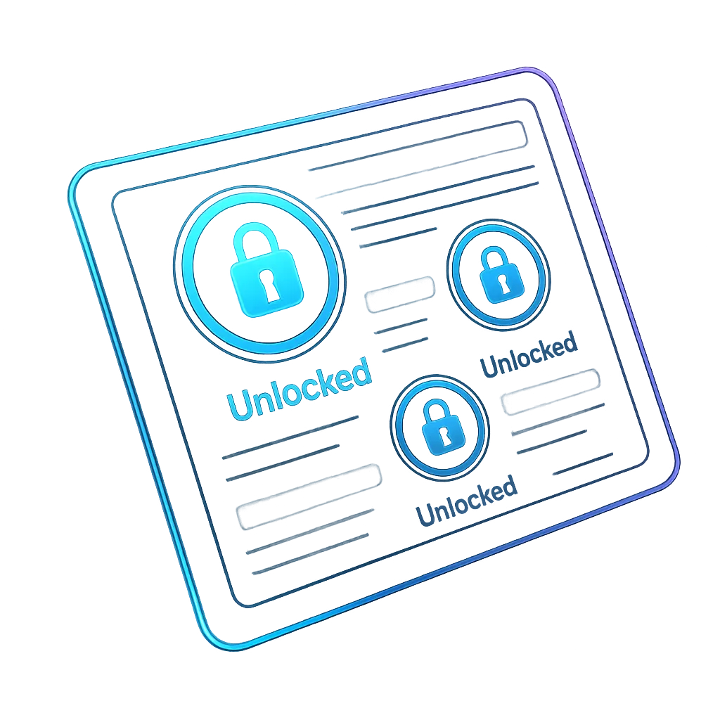 AI Growth Kit dashboard and unlocked features preview