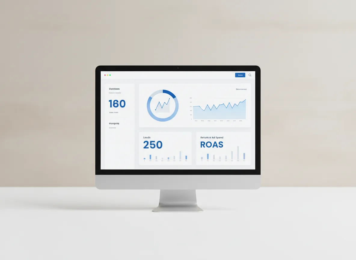 Digital marketing campaign dashboard example