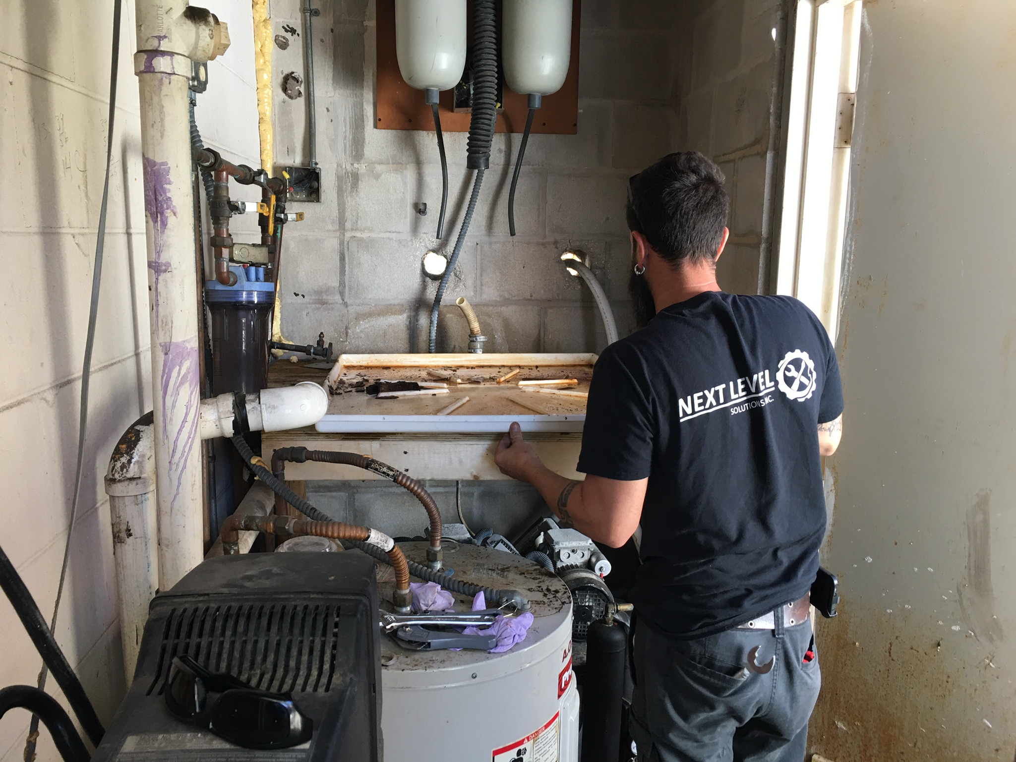 Sterilization center reinstallation