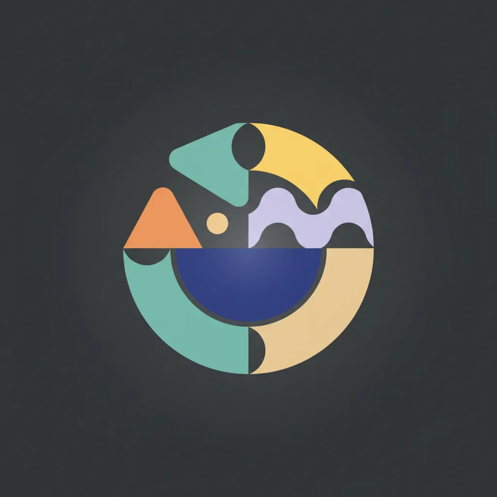Colorful graphic icon