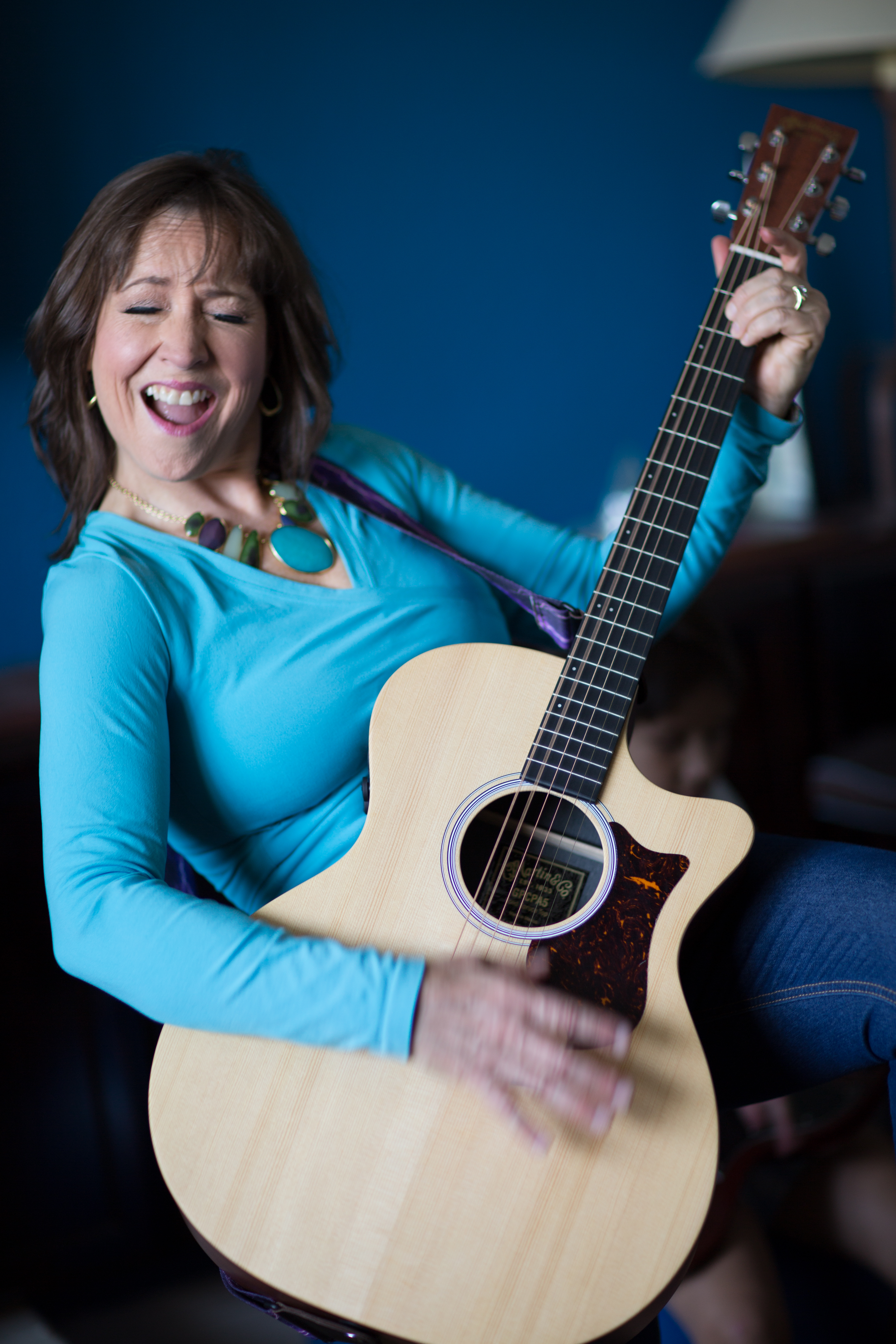 DrBeth playing guitar