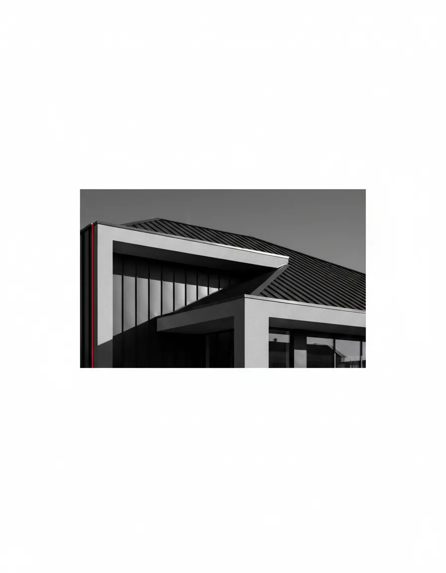 Monochrome architectural building representing professional property services