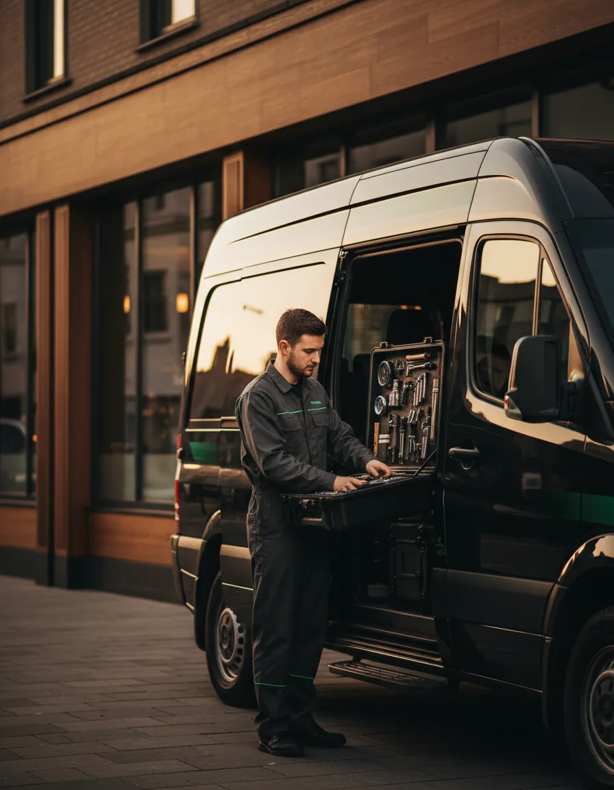 Newtown Coffee rapid response technical support van