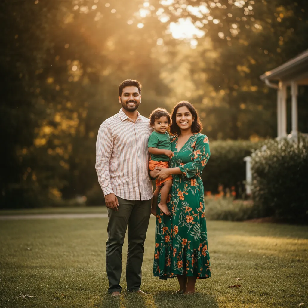Customer portrait of The Rahman Family