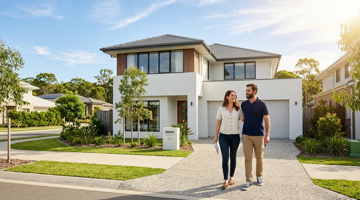 Bright, inviting home & land package hero image for Zirmax Group (Queensland, Australia)