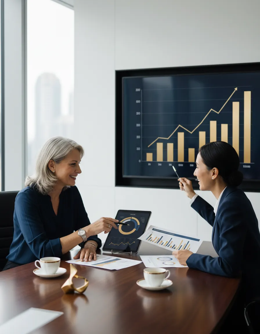 Retirement and wealth planning visual