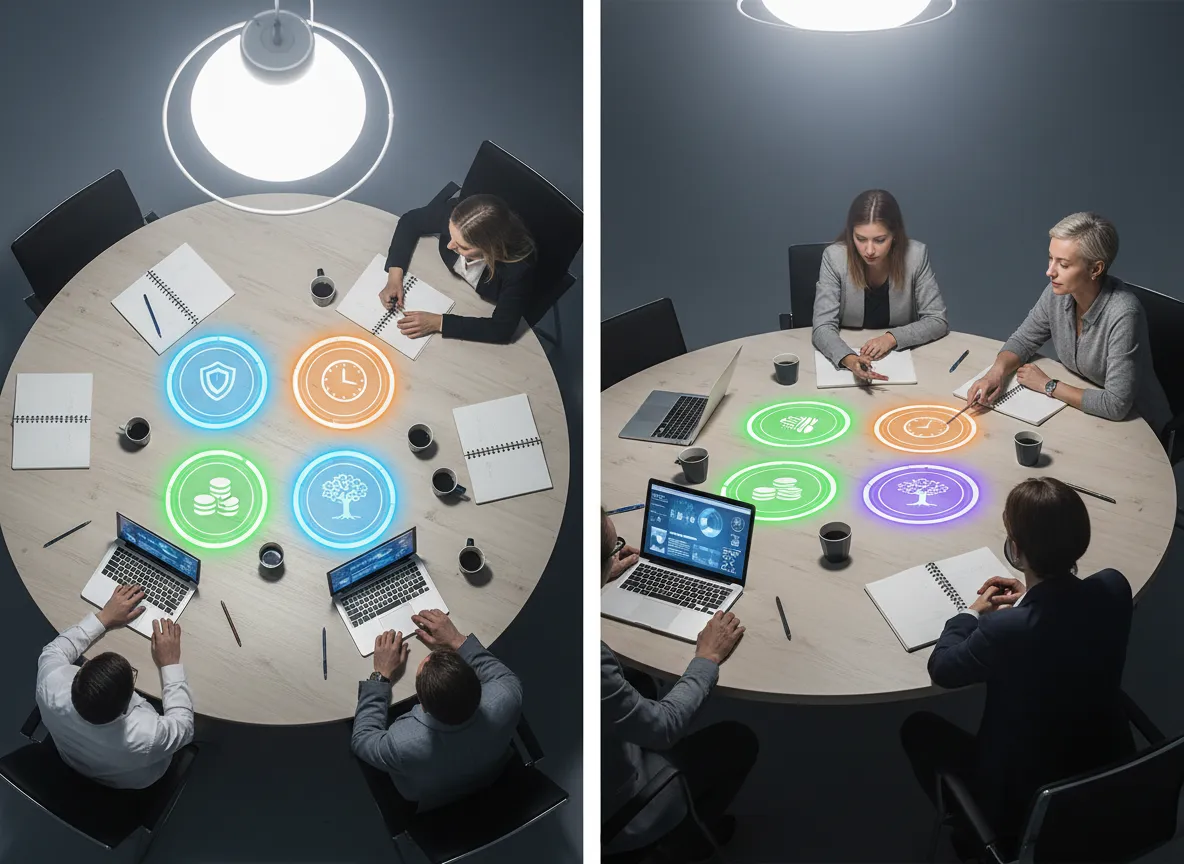 Financial planning strategy meeting