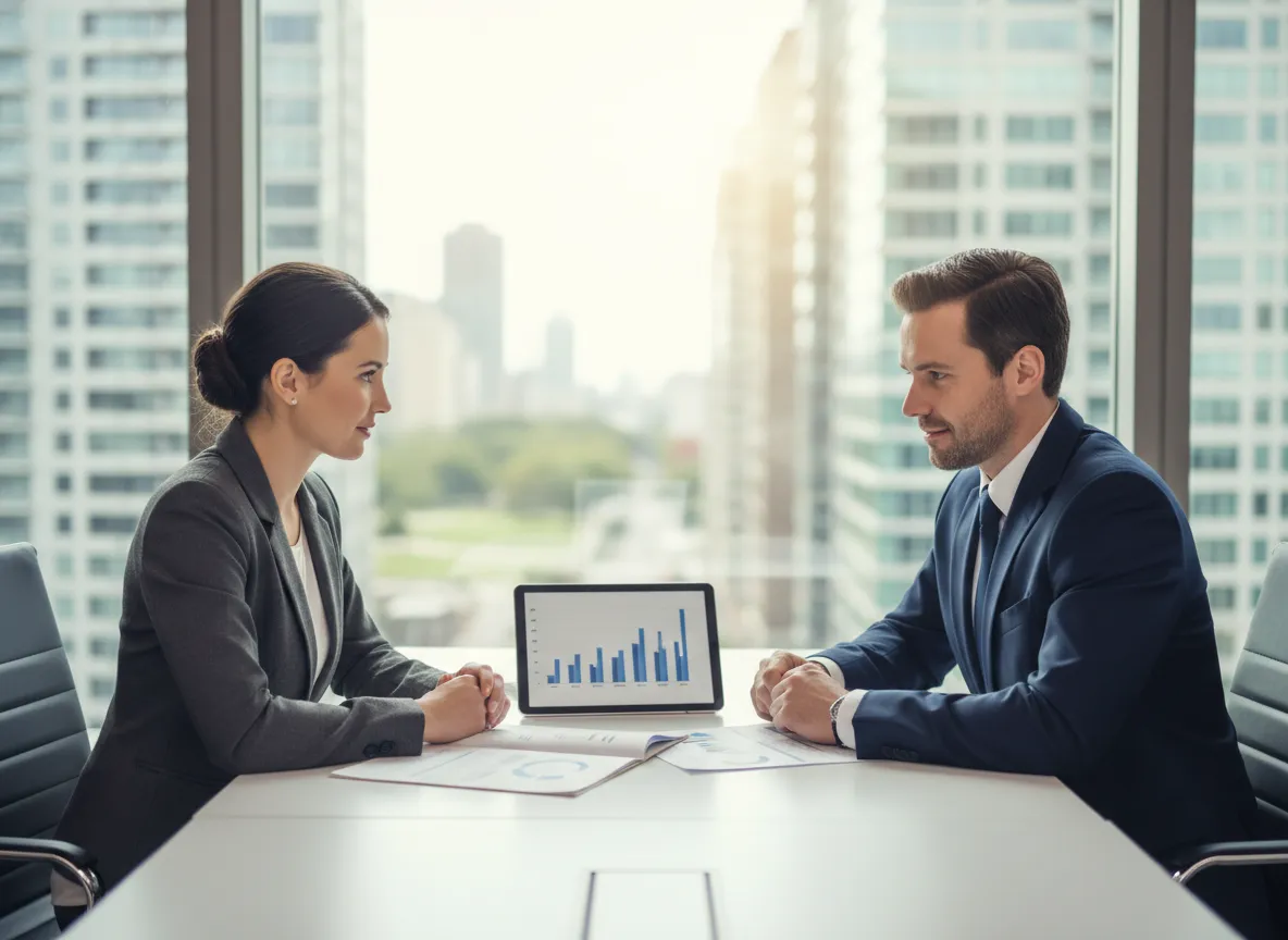 Financial advisor consultation and planning session