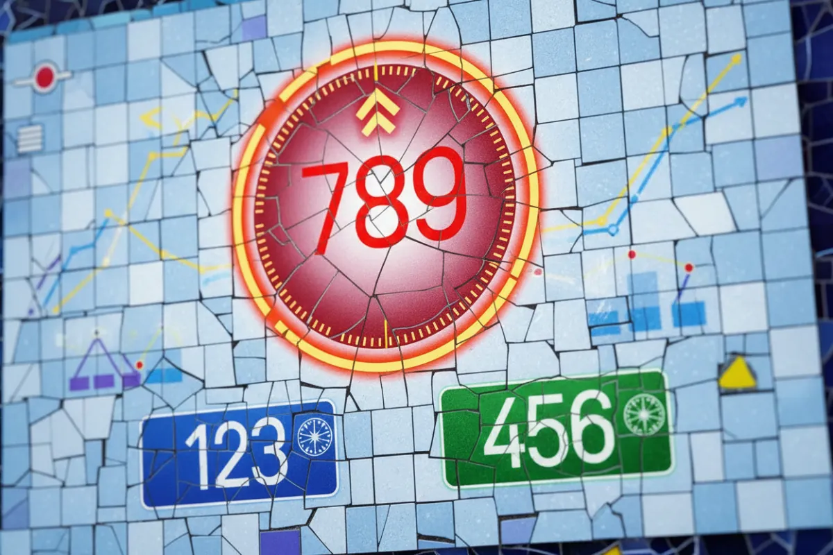 Customer dashboard screenshot highlighting sales metrics and callout badges.