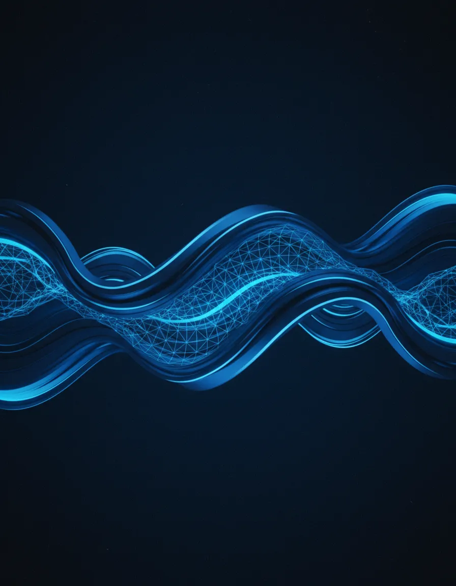 Abstract data security visual
