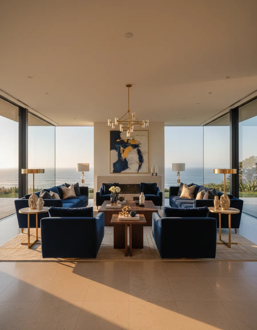 Luxury architectural home exterior