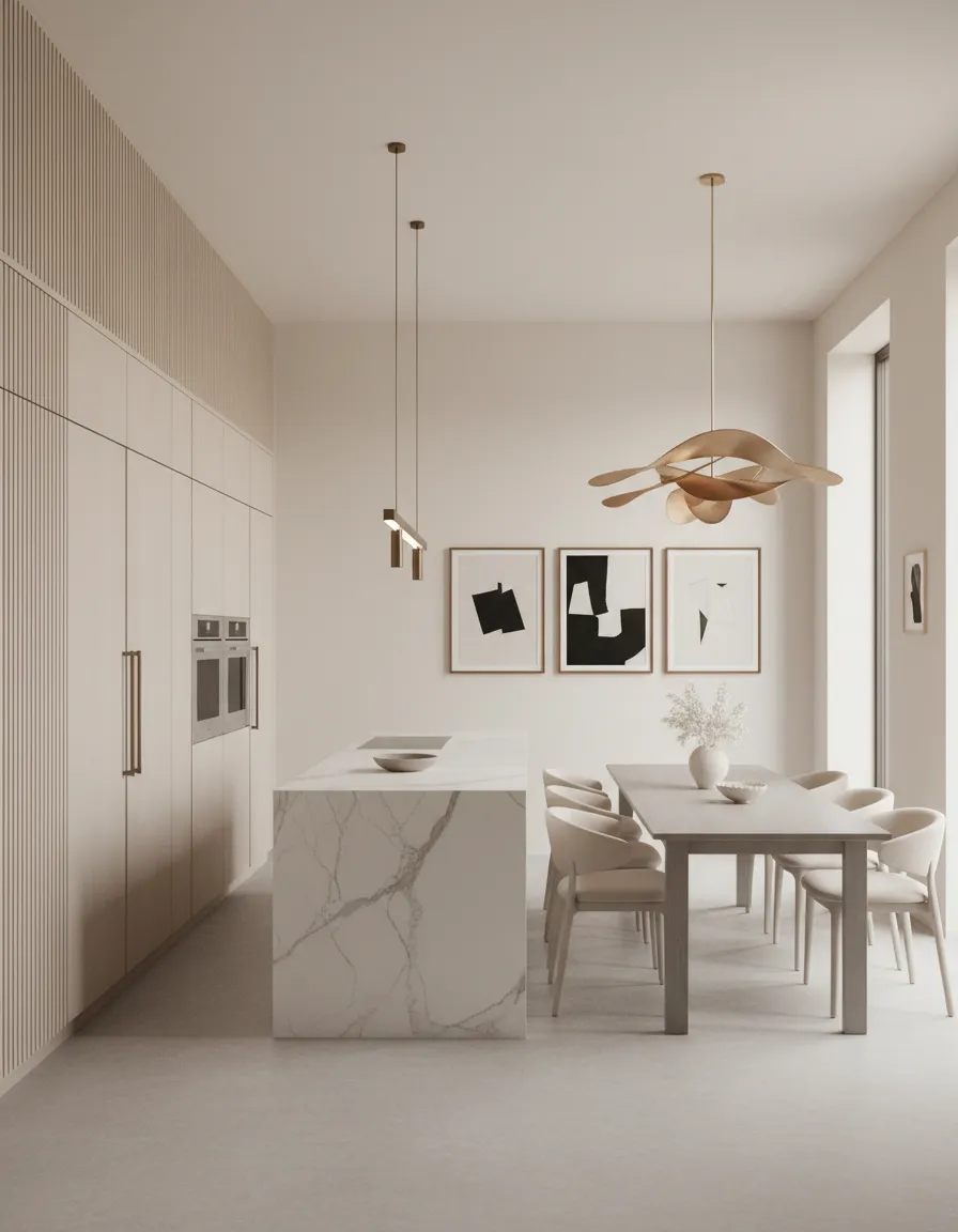 Minimalist luxury kitchen renovation