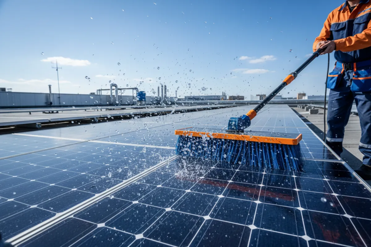 Professionelle PV-Anlagenreinigung