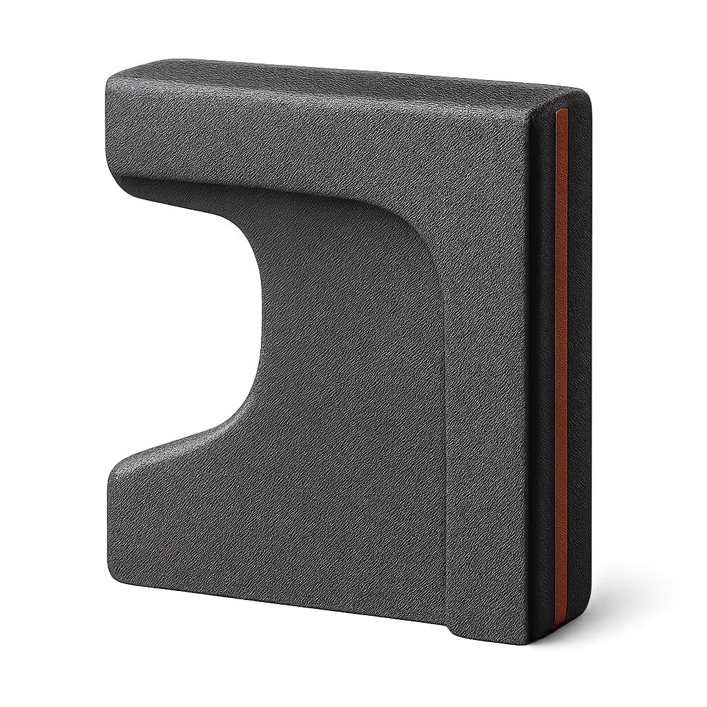 Powder coating texture sample