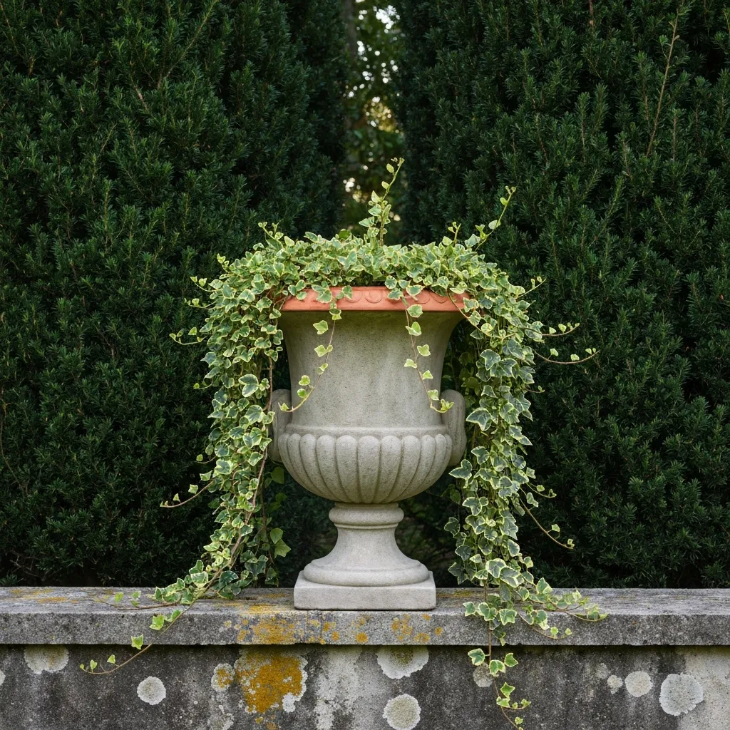 Urns and Planters in South Florida garden