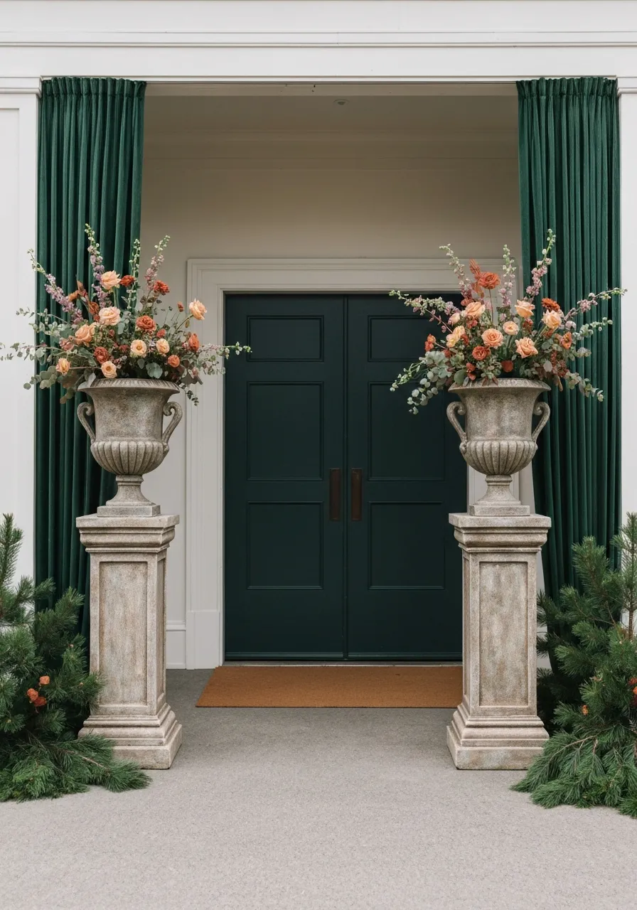 Statuary utilized for temporary staging event