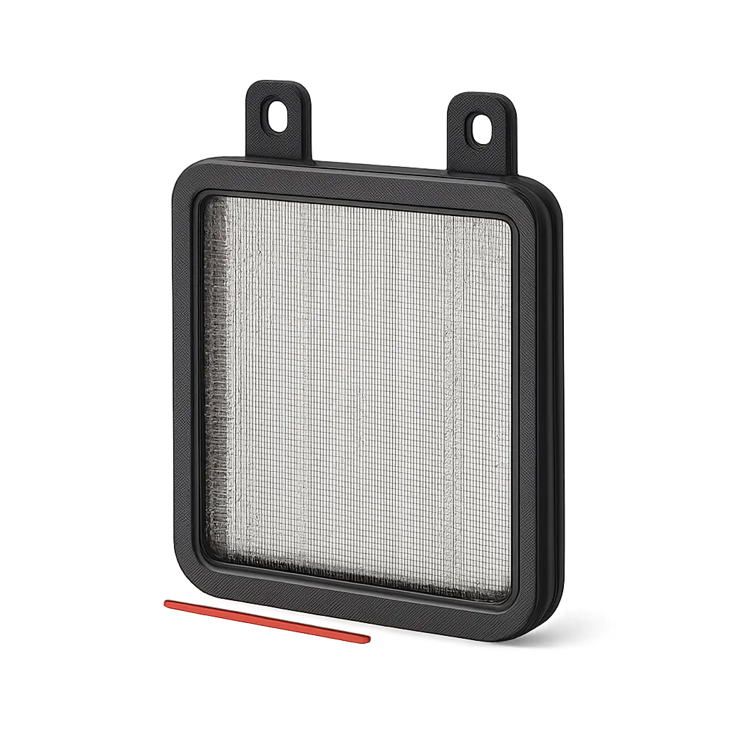 Strategic filtration mesh protecting the submersible pump mechanism