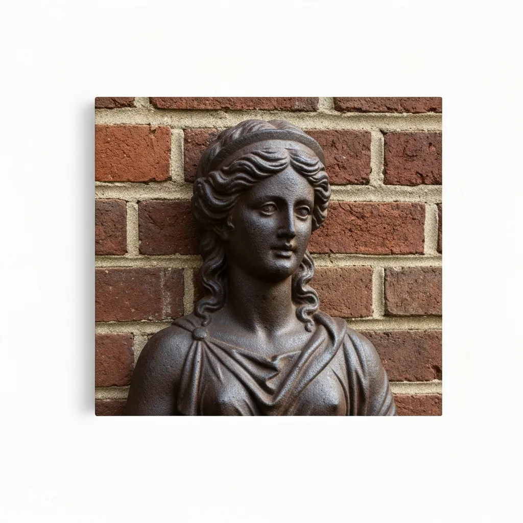 Detailed cast iron garden ornament