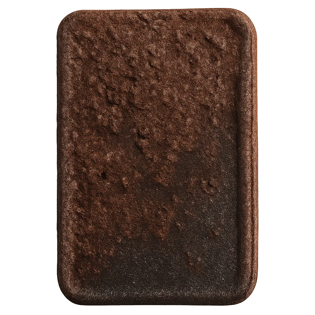 Deliberate rust patina texture sample