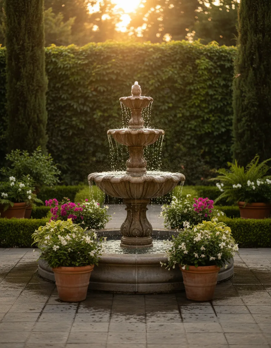 Henri Studio flowing fountain