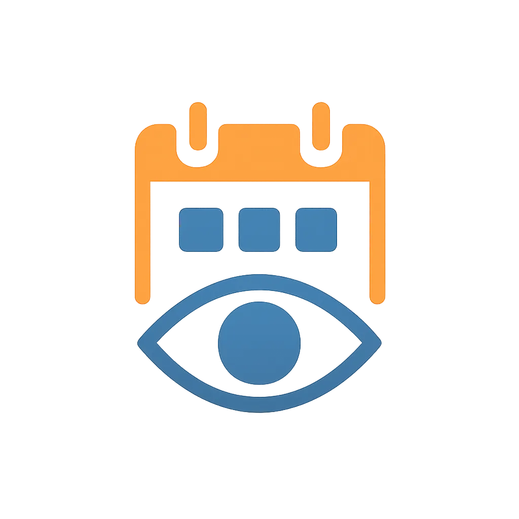 View Events Icon Logo