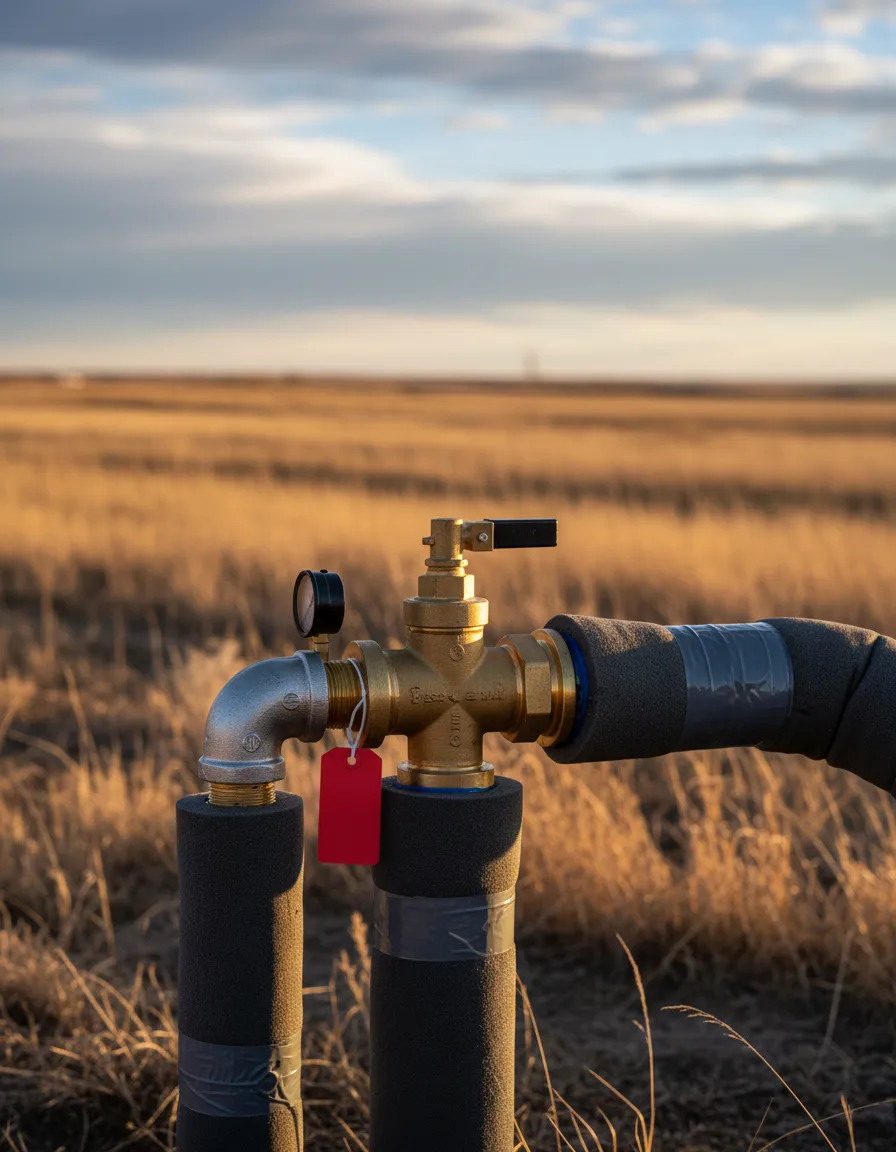 Robust outdoor plumbing and well-system maintenance on the Colorado plains