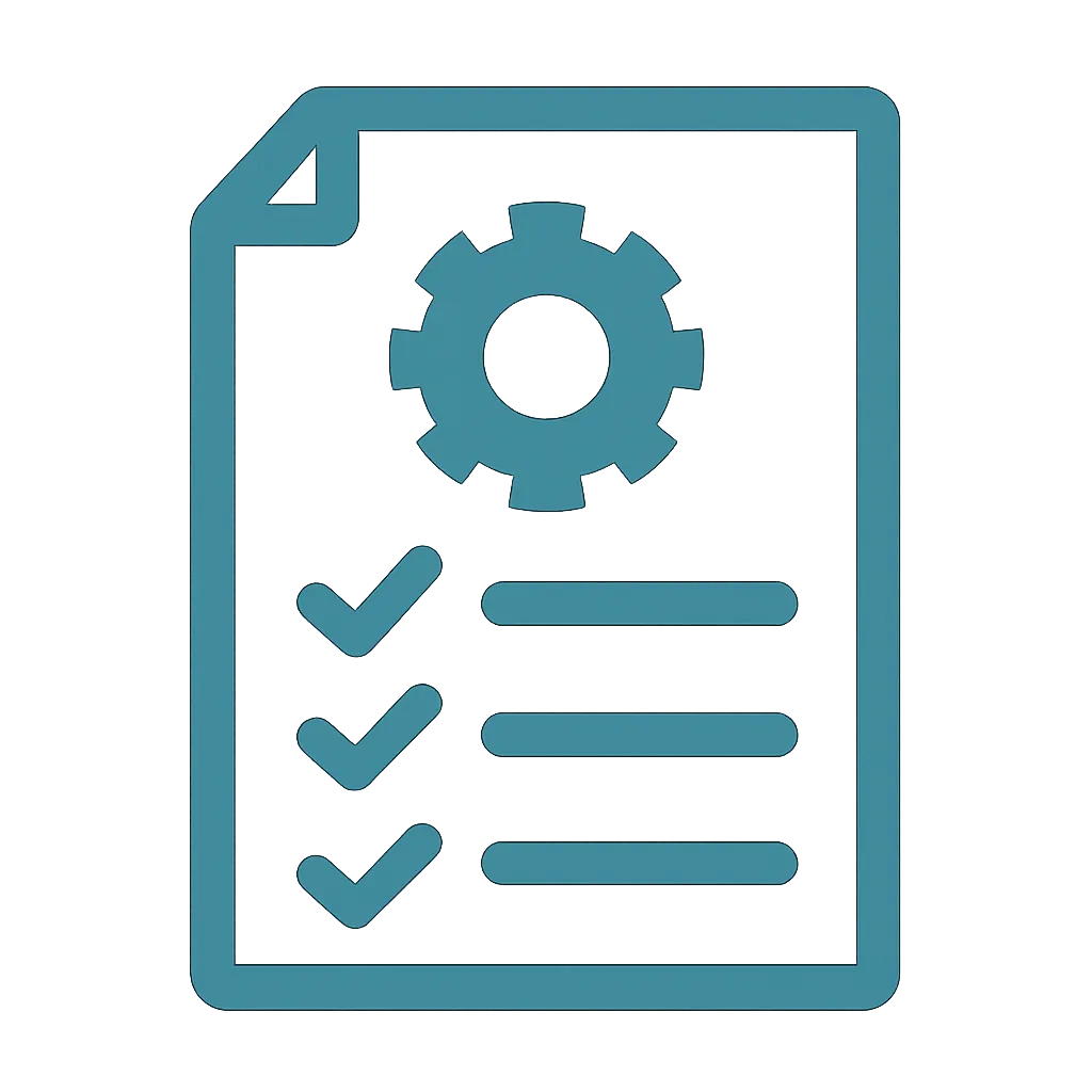 Ícono de manuales y procesos