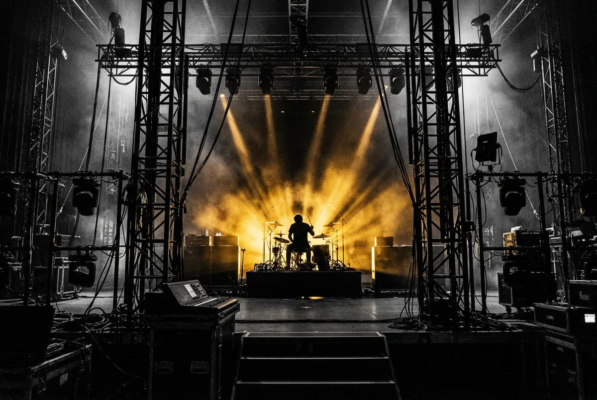 Bespoke Concert Lighting Trussing and Touring Audio Array