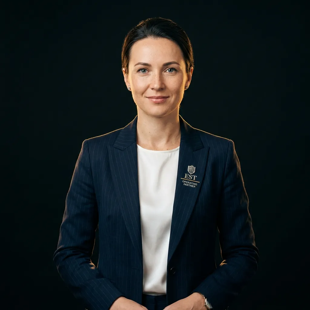 Portrait of Elena Rostova, Operating Partner at Kavalier Lounge