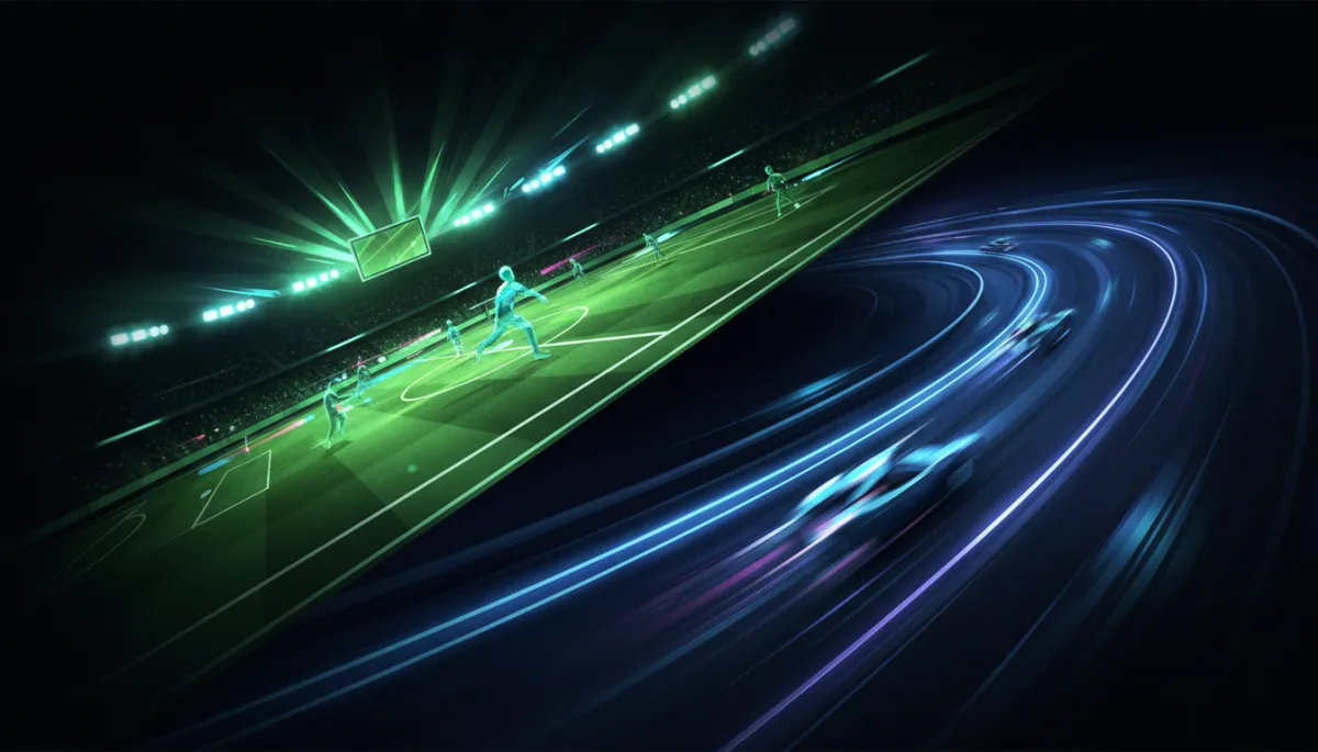 Esports sports and racing tournament visuals