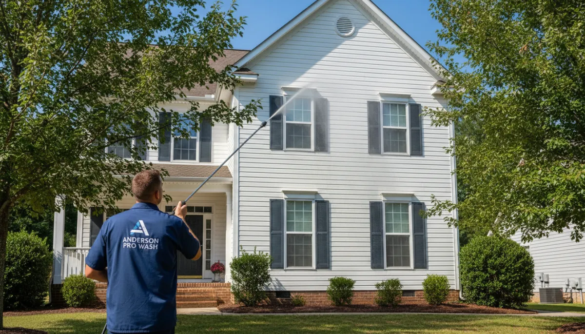 House washing service in Anderson SC